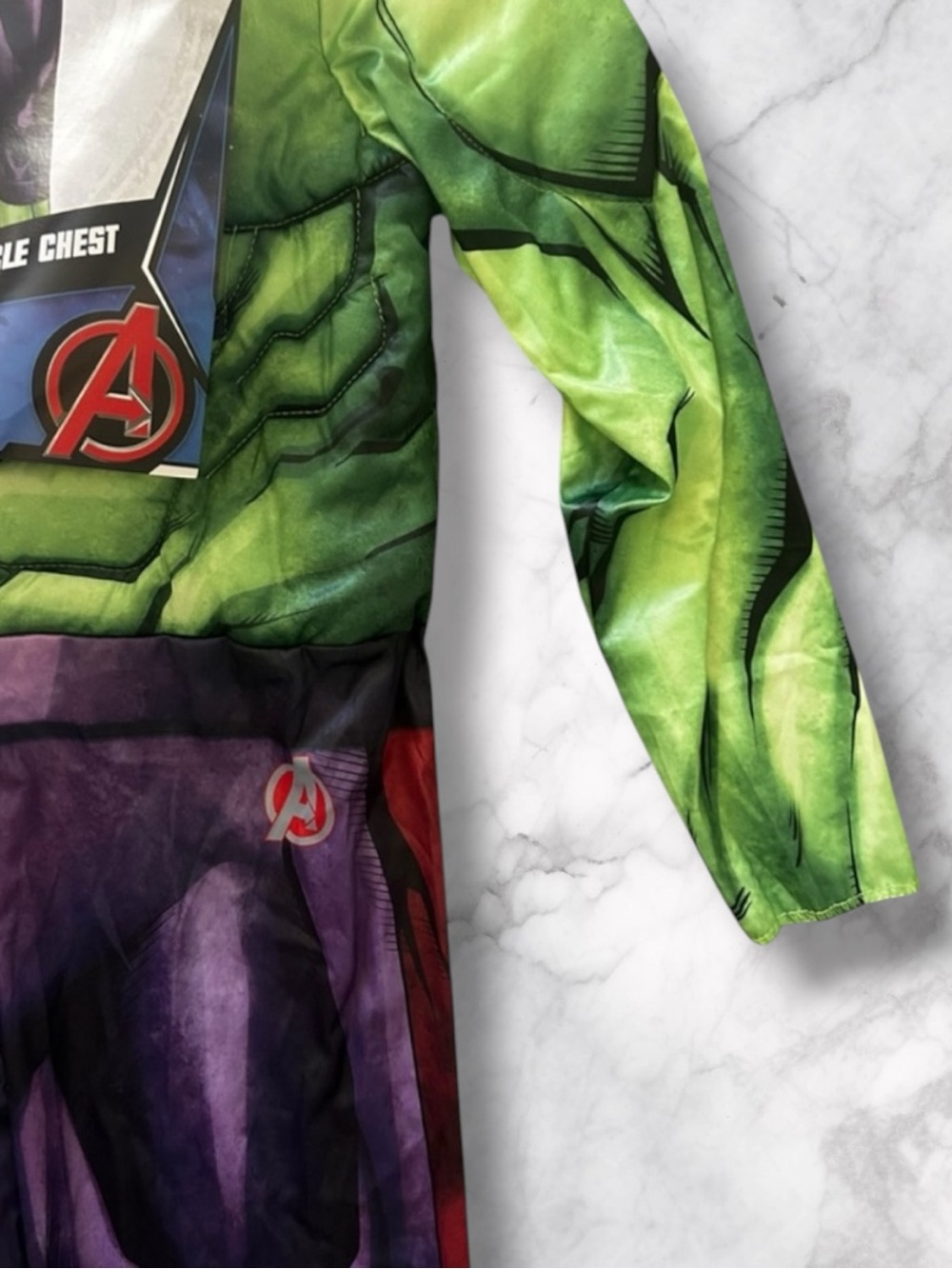 NEW Marvel Avengers Hulk Kids Costume - Muscle Chest Size Large - Picture 5 of 6